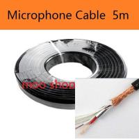 สายสัญญาณเสียง Stereo Microphone Cable ยาว 5 เมตร สีดำ