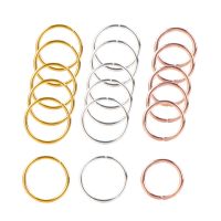 100pcs Gold and Sliver Rose Gold Color 12mm Hair Metal Braid Rings Accessories Clips for Women and Girls Dreadlocks Beads Set