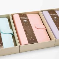 《   CYUCHEN KK 》 Macaron หนังโน้ตบุ๊คเกลียว Original Office ไดอารี่ส่วนตัว /Week Planner/agenda Organizer แหวนน่ารักเครื่องเขียน Binder A5 A6