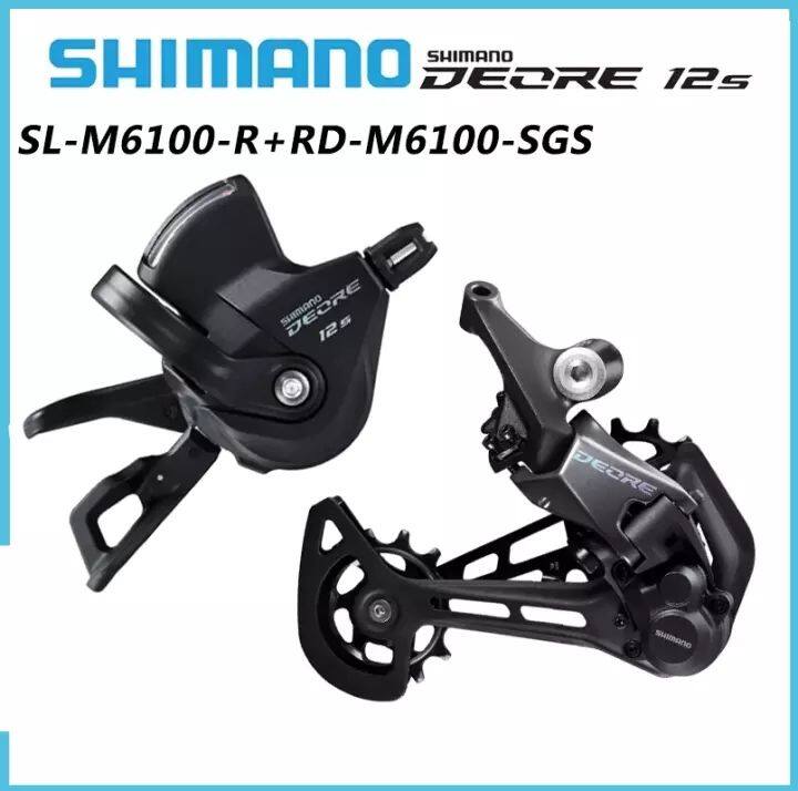 SHIMANO DEORE M6100 12s Groupset SL M6100 SHIFT LEVER + RD M6100 GS ...