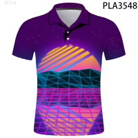 【high quality】  Summer New Men Shirts 3d Printed Casual Short Sleeve Art Vaporwave Ropa De Hombre Cool Streetwear Fashion Polo Homme Tops