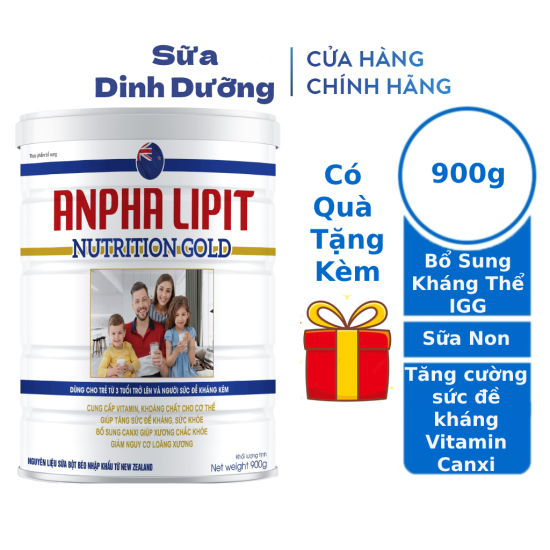 Sữa non alpha lipid nutrition gold 900g tăng cường hệ miễn dịch - ảnh sản phẩm 1