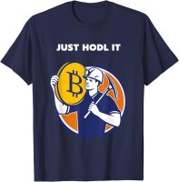 Mens round neck T-shirt Mens Just Hodl Itfunny Bitcoin Merchbtc Crypto Currency Coins Tshirt 4XL 5XL 6XL