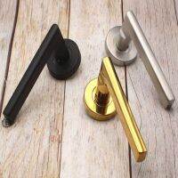 ☒✿ 1PC One side Door Handles for Interior Doors Outside Black Door Handle Black Golden Silver Door Pulls Without Lock Free Shipping