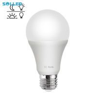 SOLLED 85-265V E27ไฟ LED เซ็นเซอร์หลอดไฟอัตโนมัติพลบค่ำถึงรุ่งอรุณอัตโนมัติหลอดไฟ LED สำหรับบ้านระเบียงโถงทางเดิน