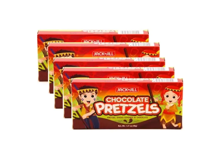 Jack 'N Jill Chocolate Pretzels 40g 5 pcs Lazada PH