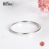 100% 925 Sterling Silver Glossy Slim Line Ring Stackable Dainty For Women Gold Color Minimalist Personality Fine Jewelry Gifts