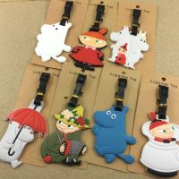 【DT】 hot  Hippopotamus Anime KeyChain Cartoon Luggage Tag Men Key Chain for Women Kawaii Snufkin Figure Charms Pvc Keyring Pendant Gifts