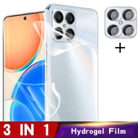 3 in 1 Hydrogel Film For huawei Honor X8 Screen Protector Back Film For Honor X8 TFY LX1 TFY LX2 TFY LX3 Safety Film Not Glass