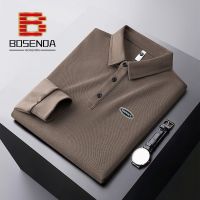 PERRY polo shirt lapel long sleeve mens trendy lapel mens embroidery business casual long-sleeved T-shirt spring and autumn Authentic British