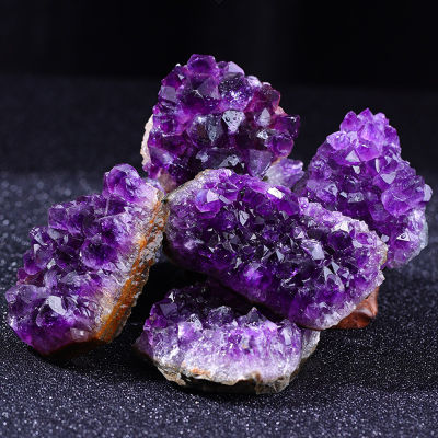 30-50mm Amethyst Geode คริสตัลธรรมชาติควอตซ์หิน Wand Point Energy Healing Mineral Stone Rock Home Decor Geode-Soneye