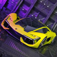 1:24จำลอง Lamborghini Terzo Millennio ล้อแม็กรถสปอร์ตรุ่นเครื่องประดับโลหะสำหรับแฟนของขวัญคอลเลกชันรถของเล่น