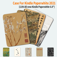 Kindle Cover 2021ใหม่ Magnetic Smart Case สำหรับ Amazon Kindle Paperwhite 5 11th Generation 6.8นิ้ว Signature Edition ฝาครอบ Funda สำหรับ M2L3EK