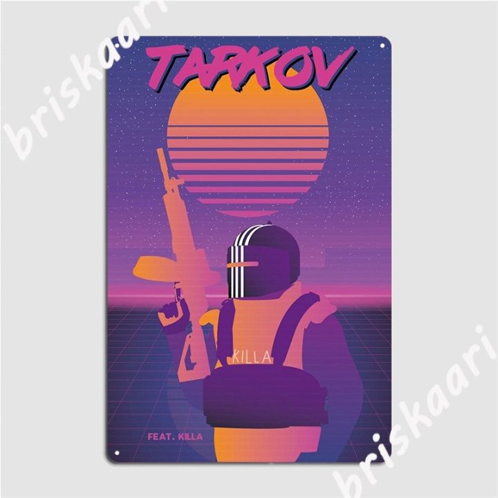 killa-synthwave-edition-หลบหนีจาก-tarkov-โลหะแผ่นโลหะสัญญลักษณ์คลับพิมพ์ภาพยนต์ห้องนั่งเล่นโปสเตอร์ดีบุก