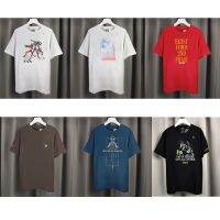 Uniqllo Eva Evangelion Ut Joint Series เสื้อยืดลําลองสําหรับผู้ชายผู้หญิงแขนสั้นพิมพ์ลาย 777