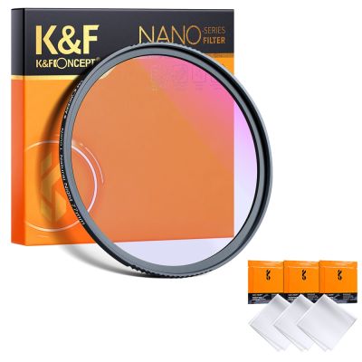 K F Concept 52mm-82mm Clear-Natural Night Filter Light Pollution Reduction Filter for Night Sky Star for Digital DSLR Camera Len