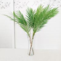 Simulated Plant Palm Leaves Bamboo Sunflower Coconut Leaves Artichoke Grass Sansevieria Leaves Green Plants Decorative Iron Leav