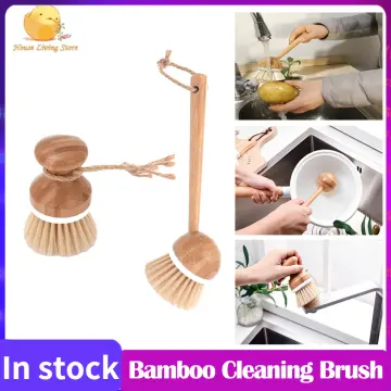 Utility Bamboo Dish Brush Set
