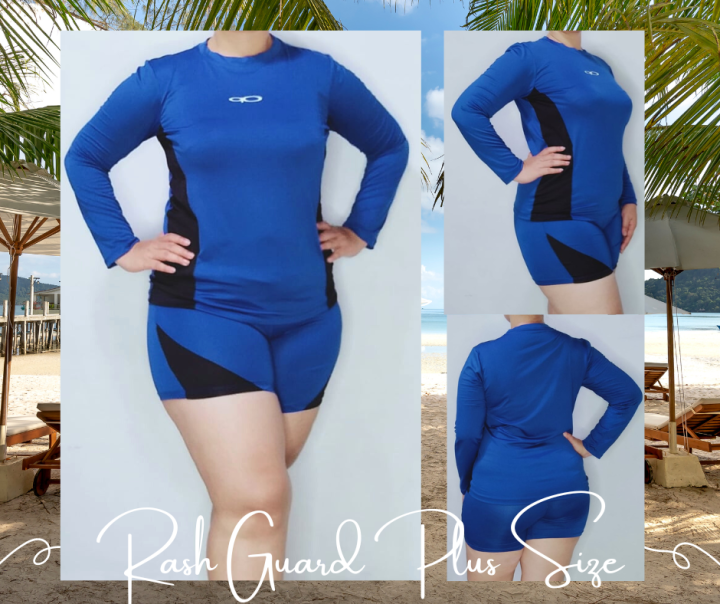 RASH GUARD FOR ADULT PLUS SIZE (UNISEX) Lazada PH