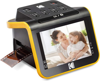 KODAK Slide N SCAN Film and Slide Scanner with Large 5” LCD Screen, Convert Color &amp; B&amp;W Negatives &amp; Slides 35mm, 126, 110 Film Negatives &amp; Slides to High Resolution 22MP JPEG Digital Photos