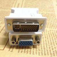 DVI-D 24 + 5 Male to VGA Female Adapter