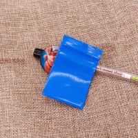 100pcs/lot Mini Zip Lock Plastic Bags Reclosable Blue Jewelry/Food Storage Bag Nuts Coins Package Bag Clear Ziplock Bags