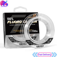 Ssweetheart 100% Fluorocarbon ผู้นำวัสดุบริสุทธิ์เอ็นตกปลาทนต่อการขัดถูได้อย่างรวดเร็วจมแทบมองไม่เห็นสายเบ็ดตกปลา100M