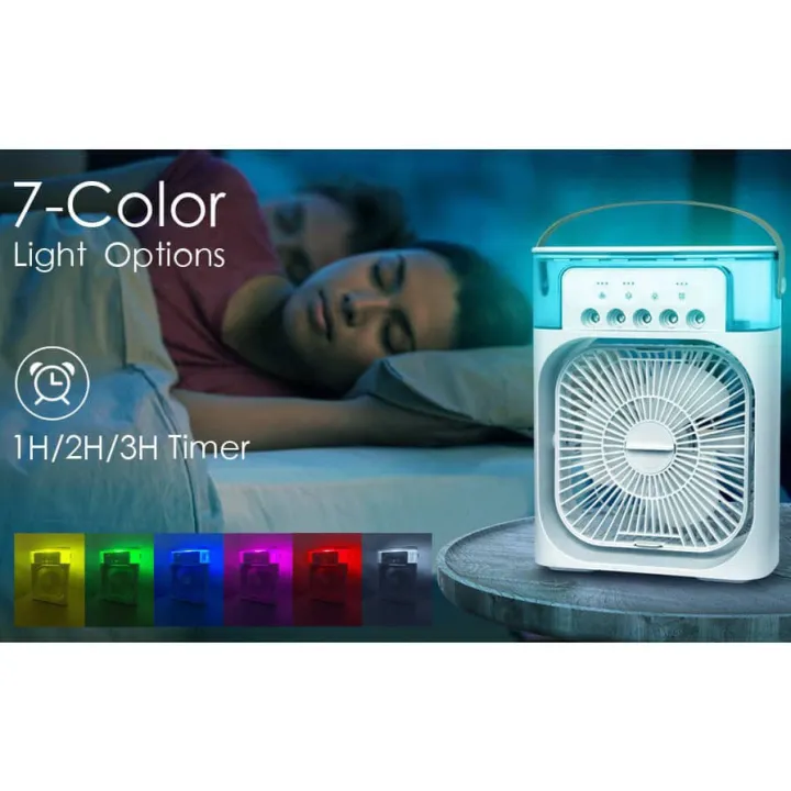 Portable Air Conditioner Fan, Mini Evaporative Air Cooler With 7 Colors