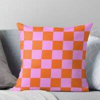 Chess Board Plaids Peach Skin Pillowcase Print Cushions Greek Key Geometric Floral Pillows Case Sofa Bed Couch Throw Pillows