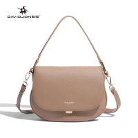 Xi Ke David Jones ปารีสผู้หญิงกระเป๋าหนัง Pu Crossbody กระเป๋าถือหญิงกระเป๋าสะพายไหล่ผู้หญิงขนาดเล็ก