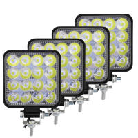 124pcs Car LED Bar Worklight 48W Offroad Work Light 12V Light Fog Lamp 4x4 LED Tractor Headlight Bulbs Spotlight for Truck A