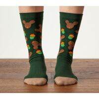 [WARMGREY TAIL] DOTORI LIFE - GREEN SOCKS 230 - 280mm (free size)