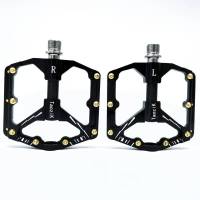 SUPER LIGHT ไทเทเนียมแกนคาร์บอนจักรยานเหยียบ Ultralight CNC MTB จักรยานเสือภูเขาถนนเหยียบ SEALED BEARING Pedals ชิ้นส่วนจักรยาน-TTBY STORE