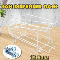 White Cans Storage Holders Racks Beverage Soda Coke Storage Refrigerator Kitchen Dispenser Rack Tools Organizer Beer Can Y0Y1