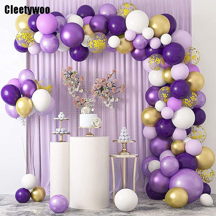 128pcs-purple-chrome-metallic-balloon-garlands-arch-boy-or-girl-baby-shower-ballons-gender-reveal-party-birthday-wedding-decora