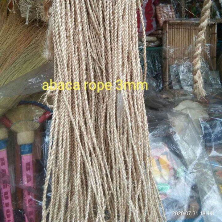 s&b abaca rope 3mm PLS NOTE!***PRICE PER BUNDLE*** 80 yrds Lazada PH