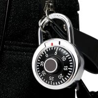 【CC】✽﹉◎  Practical Password Turntable Lock Metal Keyless Padlock for Safe Deposit Drawer Locker