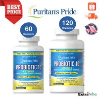 พร้อมส่ง ของแท้ โพรไบโอติกเสริมวิตามินดี Probiotic 10 with Vitamin D 60/120 Capsules [Puritans Pride]