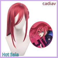 ของขวัญคริสต์มาส Cadiav Anime Blue Lock Hyoma Chigiri ผมสีแดงวิกผมคอสเพลย์ทนความร้อนวิกผม