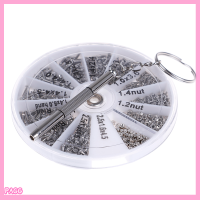 PAGG 600pcs Tiny SCREWS NUT + ไขควงนาฬิกาแว่นตาแว่นตาซ่อมชุดเครื่องมือใหม่