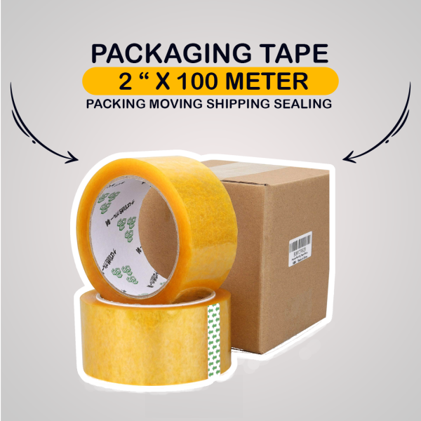 Clear Packaging Tape Heavy Duty Transparent Packing Tape Shipping ...