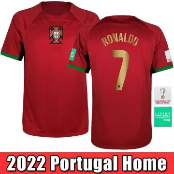 Women's RONALDO #7 Portugal Home Soccer Jersey 2022