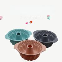 【Modern housewives】เกลียวรูปร่างซิลิโคน Bundt แพนเค้ก10นิ้วขนมปัง Bakeware แม่พิมพ์เครื่องมืออบพายุไซโคลนรูปร่างเค้กแม่พิมพ์เครื่องมืออบ DIY