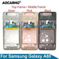 Aocarmo For Samsung Galaxy A80 A805F Middle Frame Camera Flip Bracket And Top Frame Replacement Parts