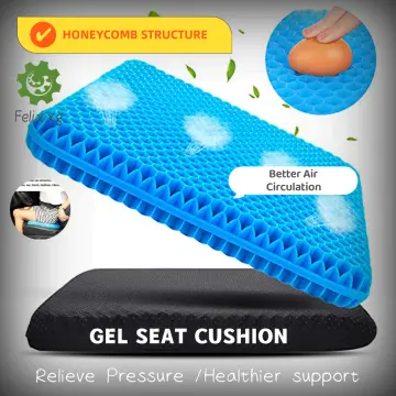 Hottest Double Layers Gel Enhanced Seat Cushion Cooling Orthopedic Memory  Cushion TPE Gel Seat Cushion with Honeycomb Structure - China Gel Seat  Cushion and Memory Cushion TPE Gel Seat Cushion price