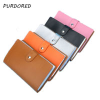 PURDORED 156 Slots Card Holder Solid Women Business Card Holder Uni Card Case Business Card Holder Carteira Mujer Tarjetero