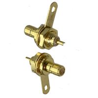 1pcs Connector SMB Male Plug Nut Bulkhead Solder Panel Mount RF Coaxial Adapter Straight New Brass Wire Terminal