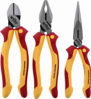 Wiha 32981 Insulated Industrial Pliers/Cutters Set, 3-Piece