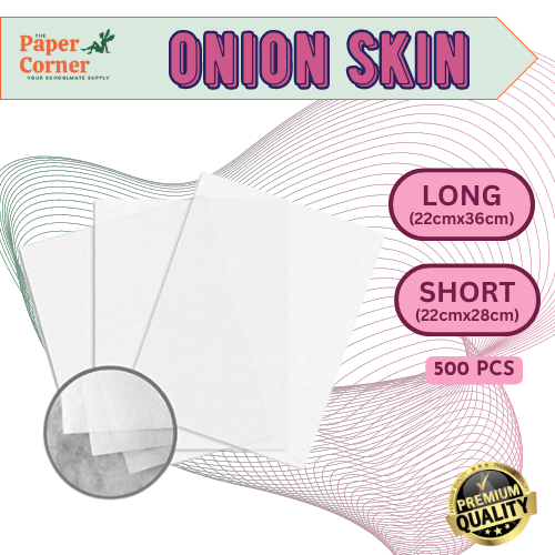 ONION SKIN PAPER SHORT/LONG 500PCS ASSORTED BRAND Lazada PH