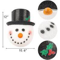 T3Snowman Christmas Light Covers, Outdoor Decor Holiday for Porch Lights